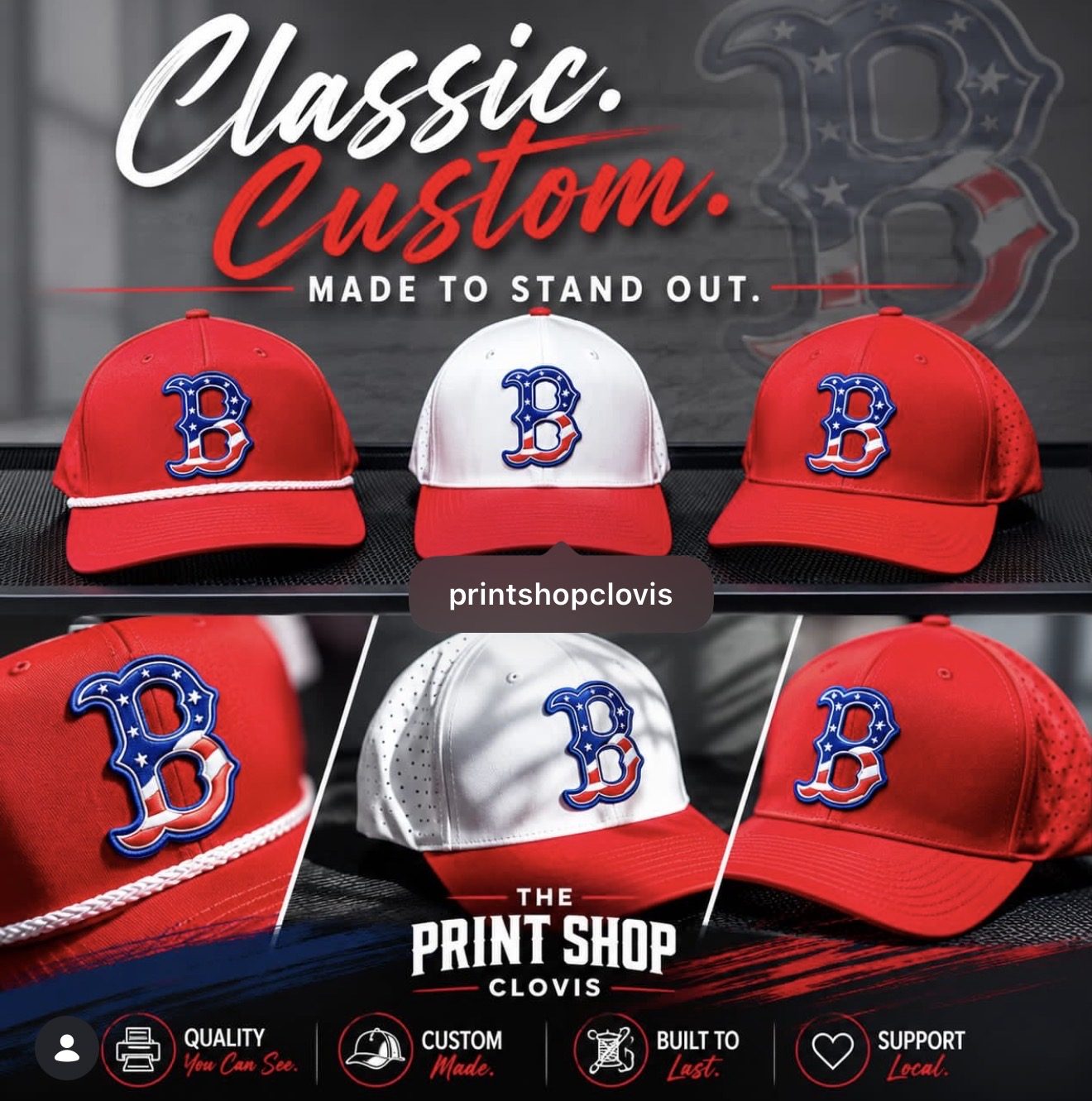 Custom headwear